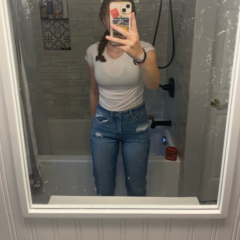 AMERICAN EAGLE STRAIGHT JEANS SIZE 0 REGULAR